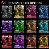 Custom Girlfriend Shirt – Personalized Photo & Birthday Bootleg T-Shirt