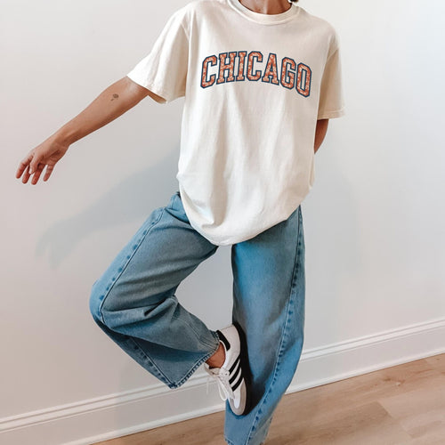 Trendy Chicago Football Comfort Colors T-Shirt