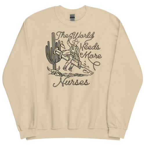 TWNM- Nurses Unisex Crewneck Light Colors